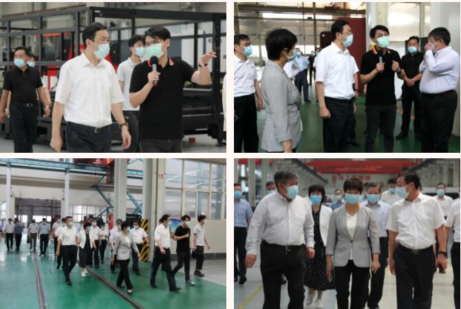 江蘇省委常委、省委統(tǒng)戰(zhàn)部部長楊岳調(diào)研揚力集團復工復產(chǎn)情況
